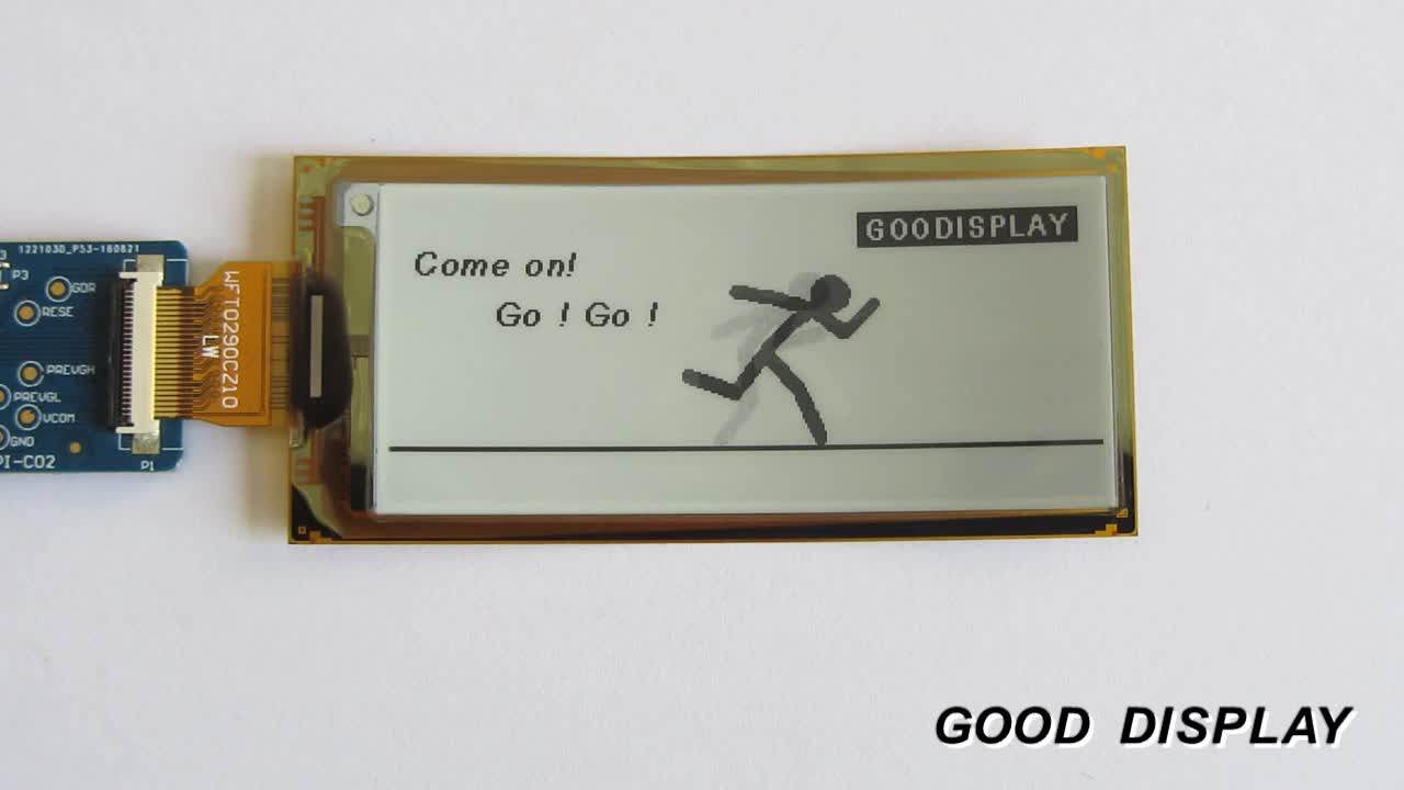 2.9 Inch 3 Inch Epaper Support Small Bending E-ink Screen Bent Display ...