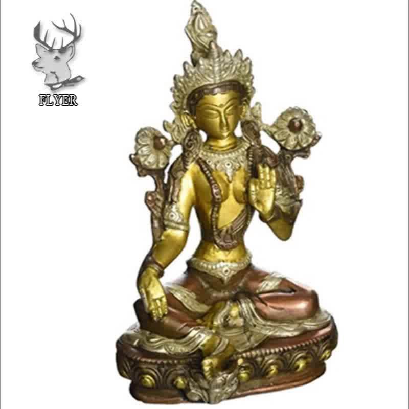Wholesale Tibetan Buddhist Deity Buddha Statue Hand Carved Bronze