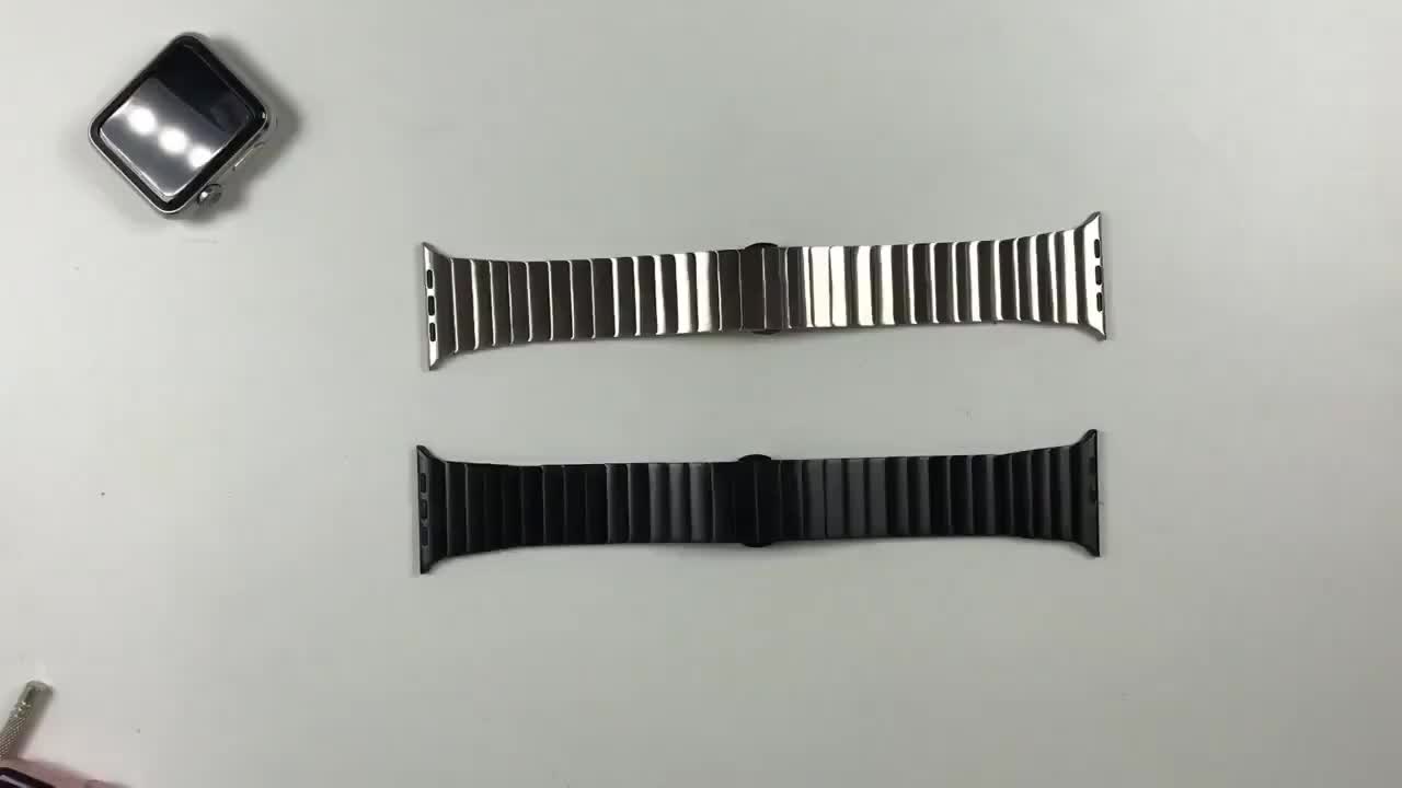 Ремешок из нержавеющей стали для Apple Watch Ultra band 49 мм 44 45 40 41 42 38 металлический