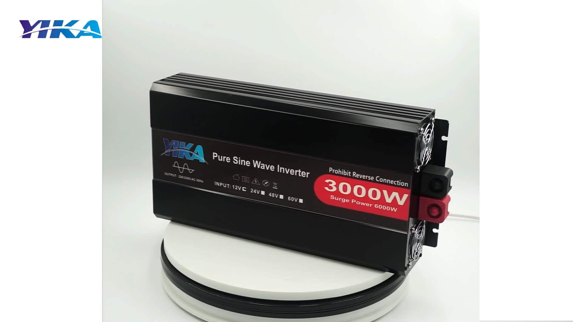 3000w Power Inverter Ac Outlet Dc 12v 24v To 110v 220v Ac Converter