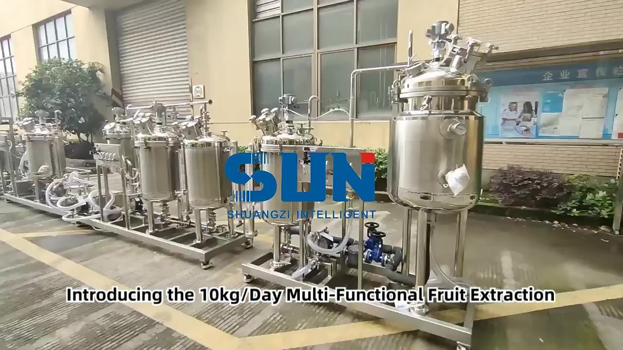 10kg/day Multifunctional Fruit Extraction Equipment Small Lab Plant