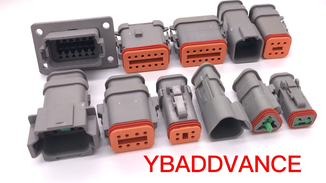 2 Pin Male Deutsch Connector With Shrink Boot Adapter Dt042pce04