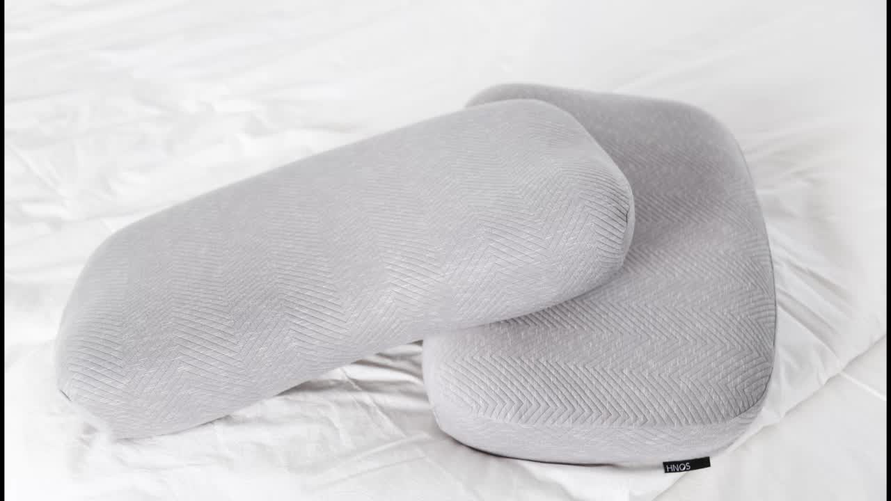 Hypoallergenic Thin Cervical Memory Foam Pillow Bedding Neck Rest Flat