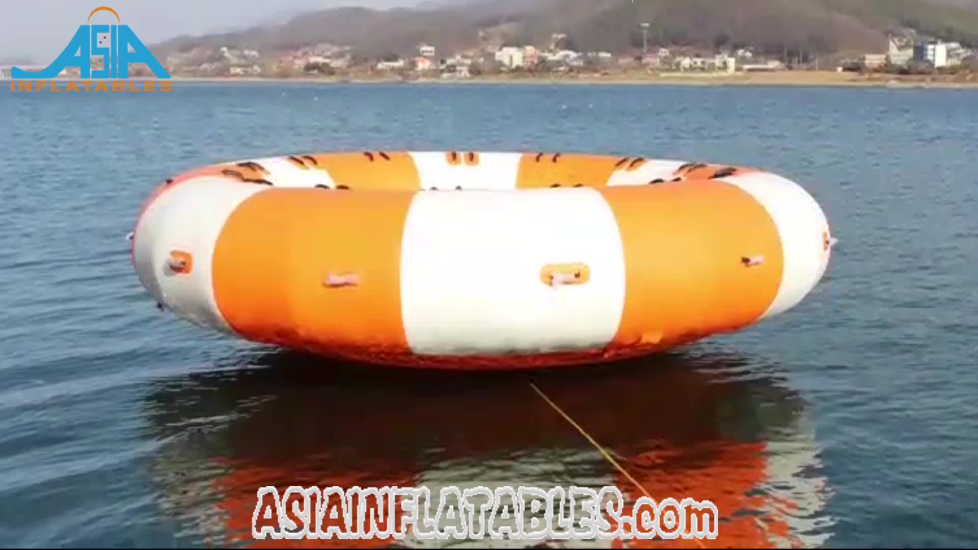 Giant Water Towable Ski Tube/ Inflatable Water Disco Boat/saturn Rocker