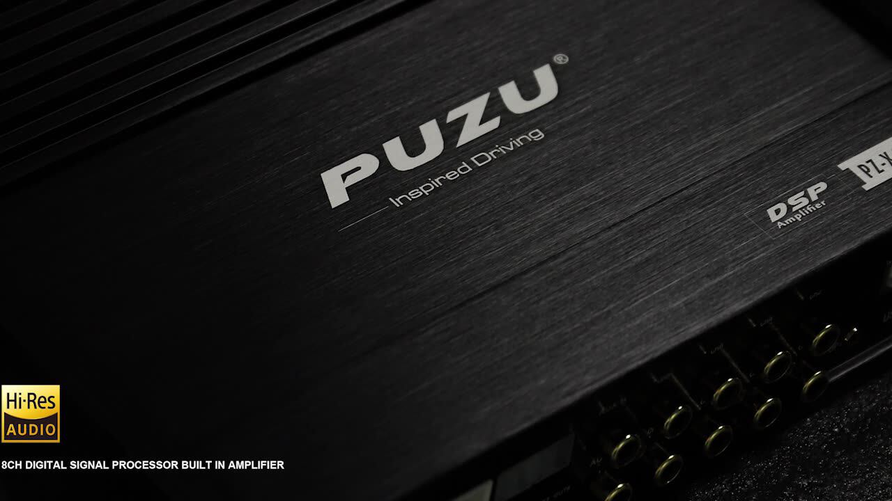 Puzu PZ-X4800S 6コア32bit 8CH電源カーオーディオdspデジタル信号