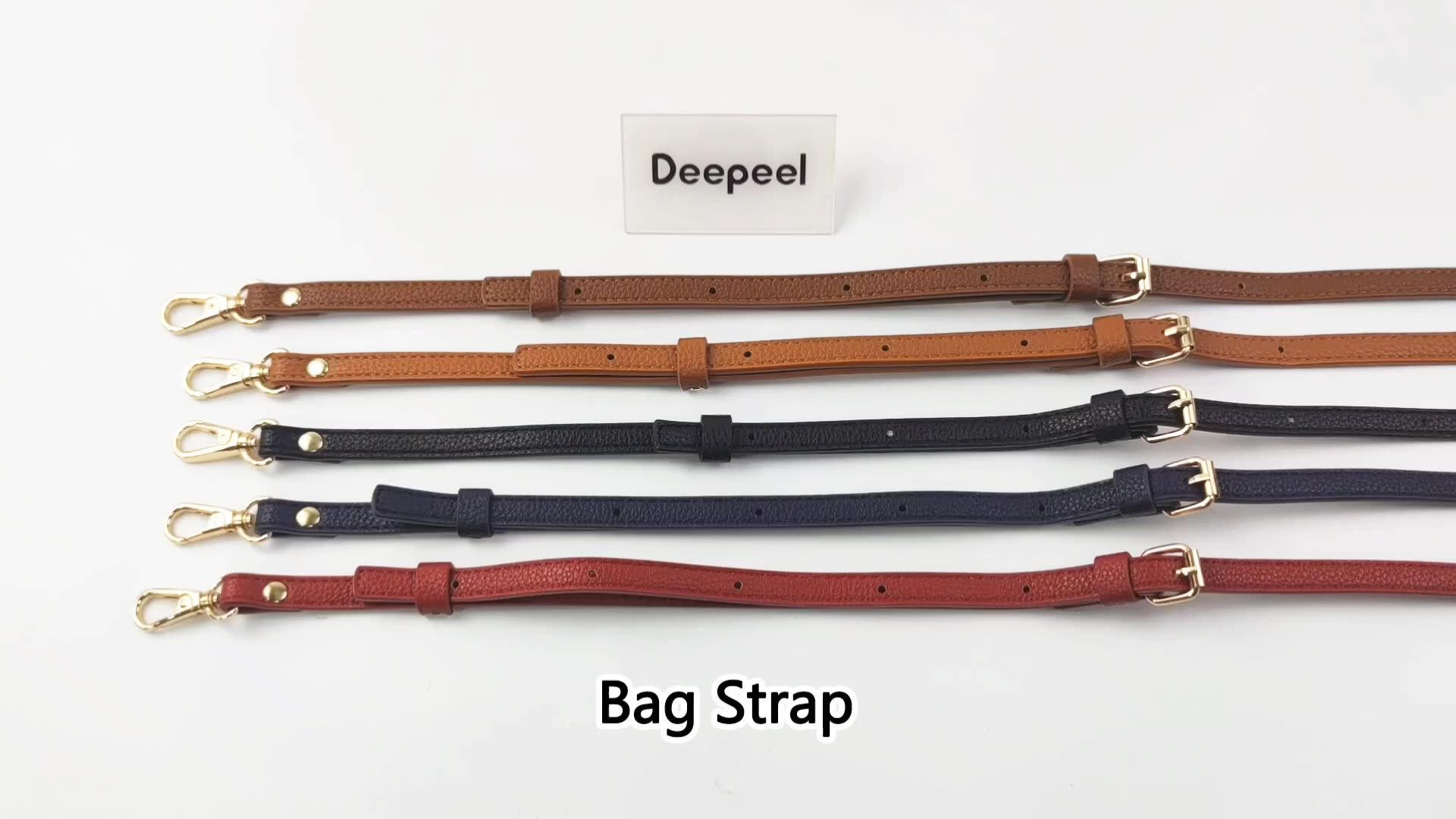 Deepeel Bf218 1cm Handbag Accessories Adjustable Crossbody Leather Belt