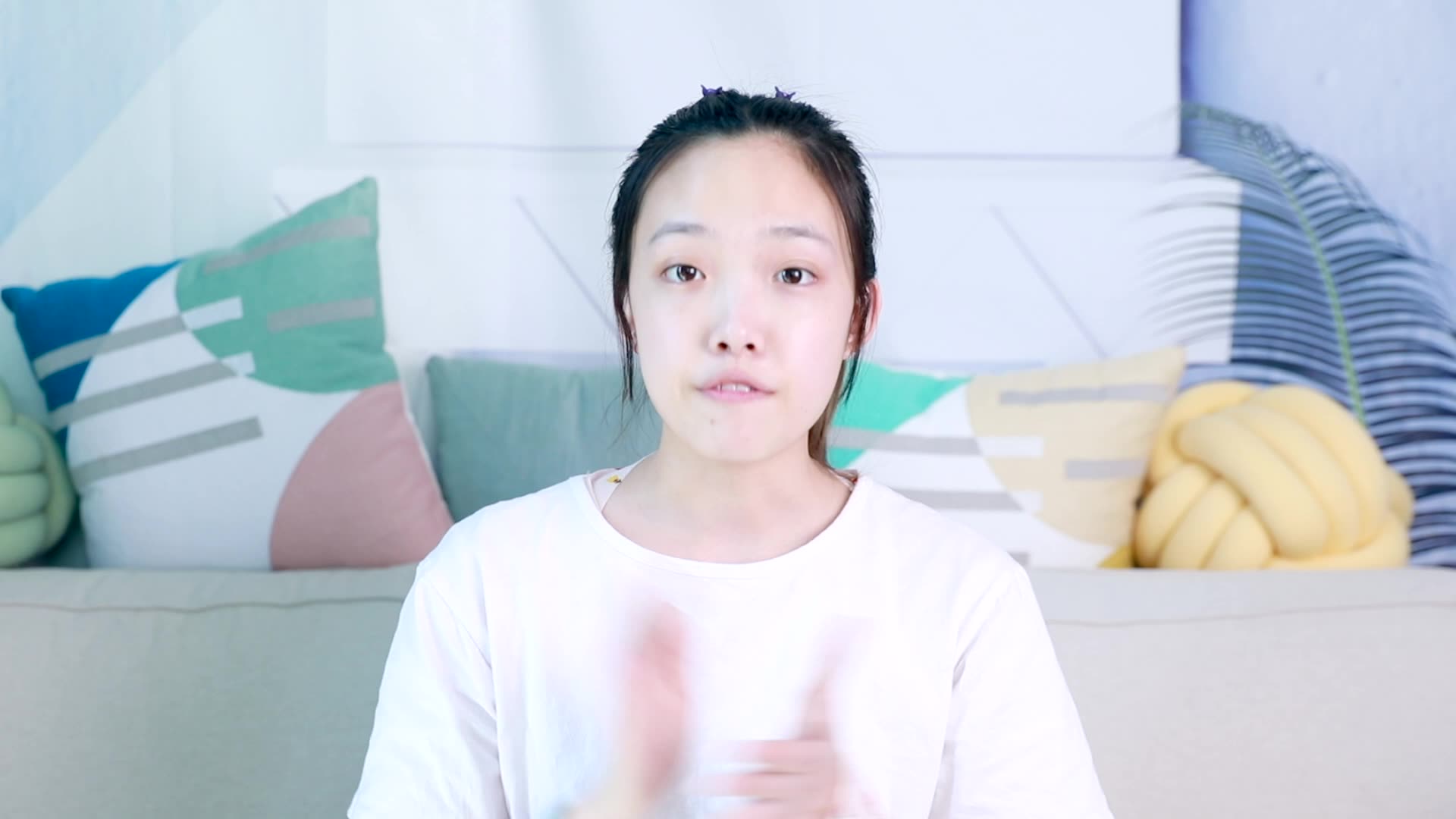Hàn Quốc AHC chống nắng mặt chống tia cực tím cách ly nhỏ màu xanh học sinh làm mới nam không thấm nước bóng râm nữ mang thai các loại kem chống nắng 