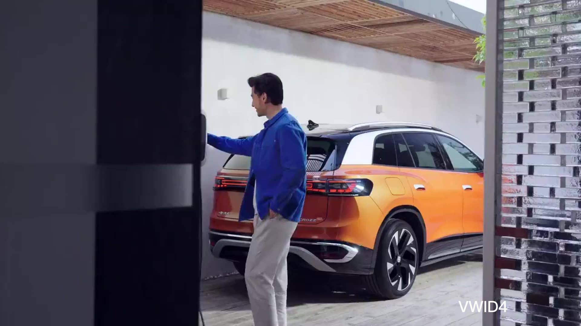 7 Seats Vw Id.6 Crozz Pure Electric Car 2023 High Speed Intelligent