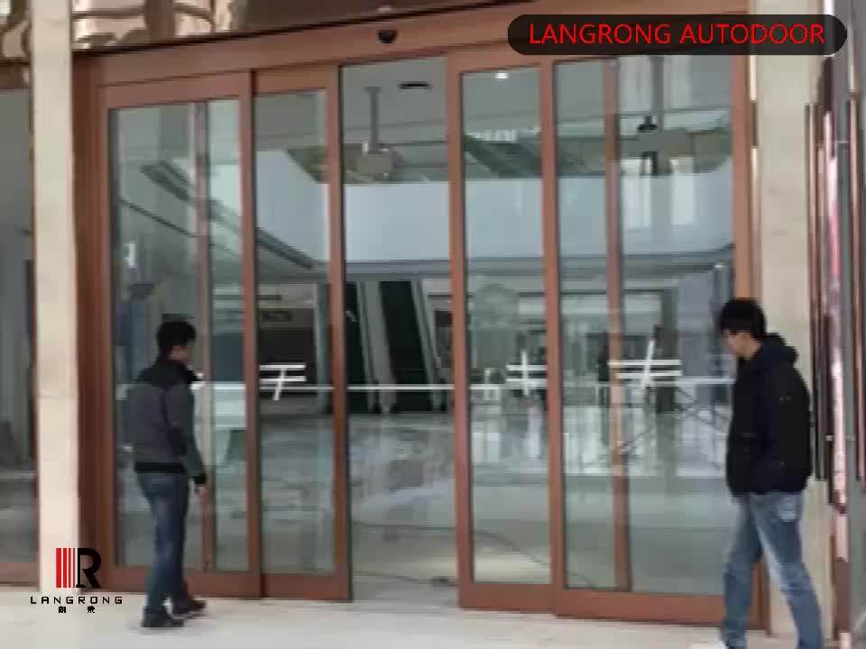 Automatic Sliding Door With Panic Breakout System And Aluminum Profile