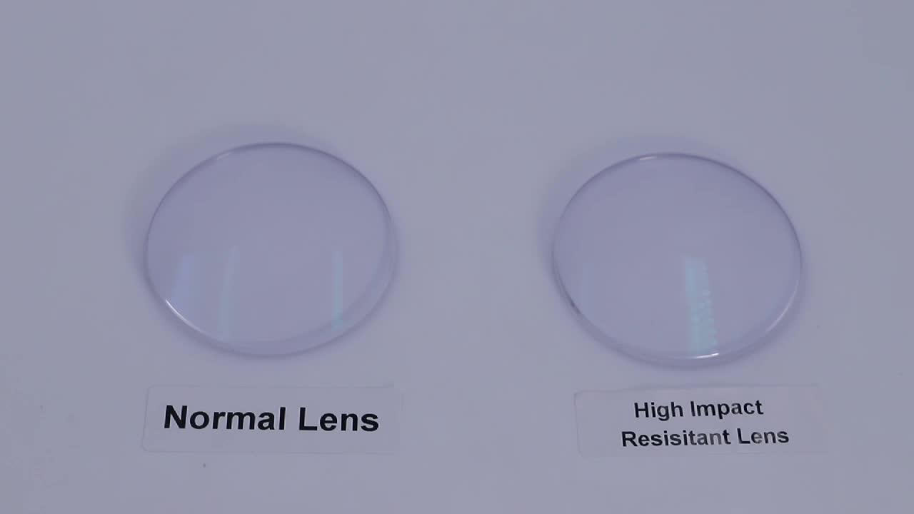 High Quality 1.60 Mr8 Plastic Hmc Single Vision Optical Lens Ophthalmic Lenses Manufacturers