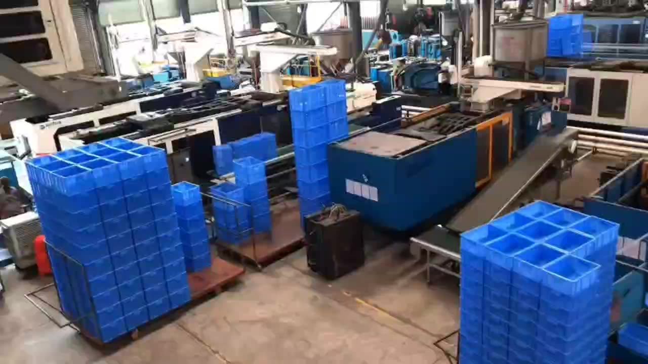 厂家周转箱加厚带盖塑料箱大号耐摔塑胶箱子长方型胶筐货架物流箱-阿里巴巴