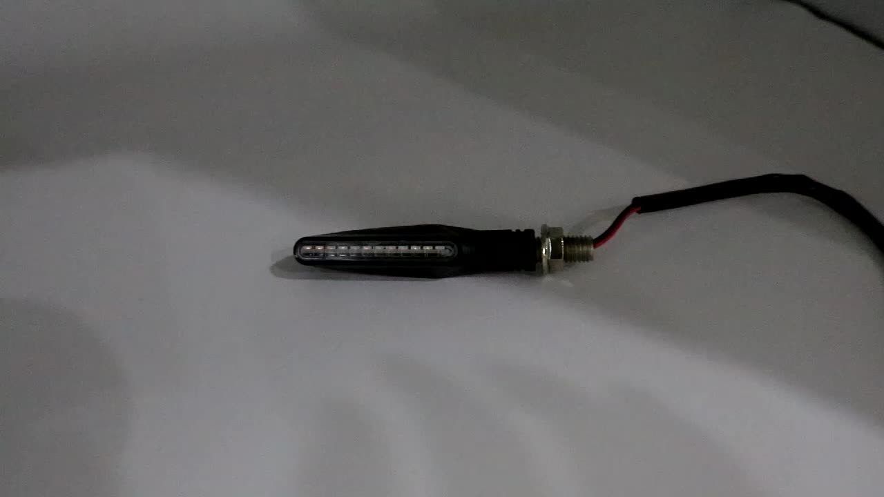 Newest Universal Flowing Water Flicker Led Motorcycle Turn Light Signal