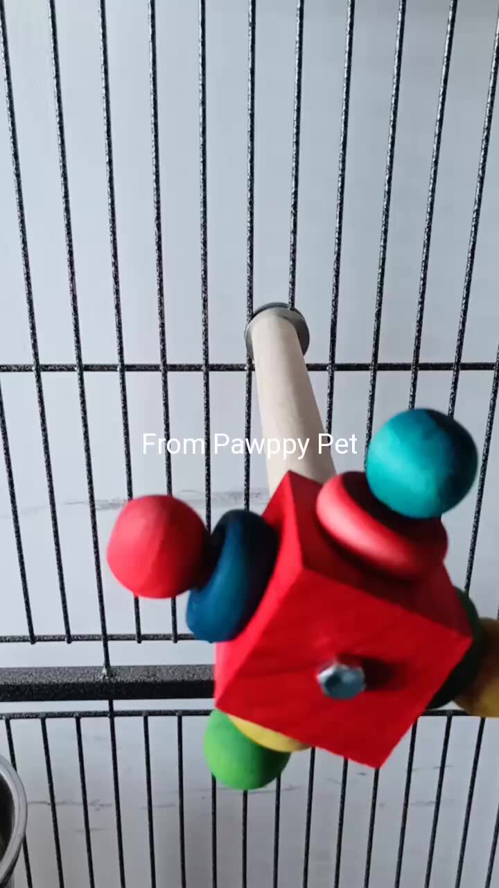 Natural Wood Bird Chewing Toys Natural Cuttlebone Blocks Parrot Toy For