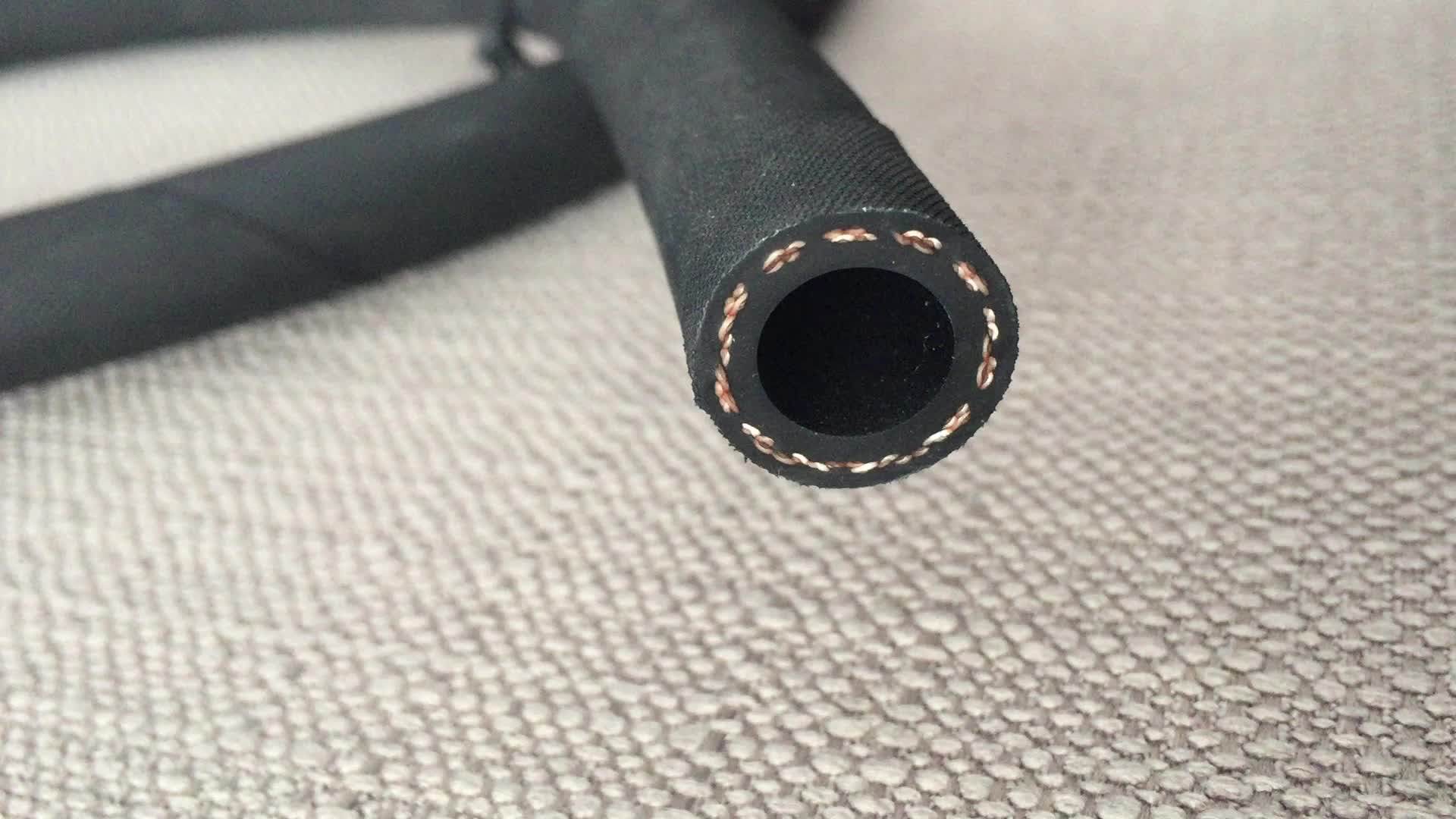 Sae J1402 1/2" 3/8'' 13mm 225psi Epdm Rubber Air Brake Hose Assembly