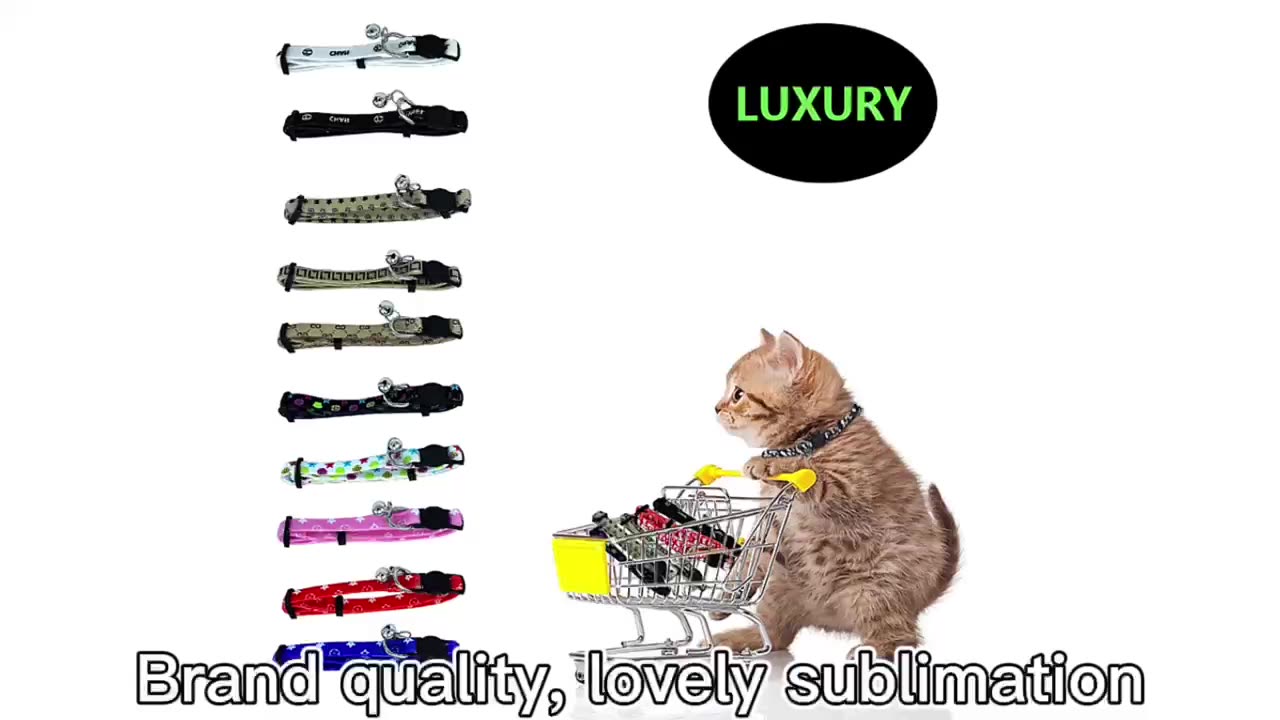 Wholesale custom logo OEM ODM china manufacturer Meise Pet Products high  quality soft luxury designer collars for cats From m.