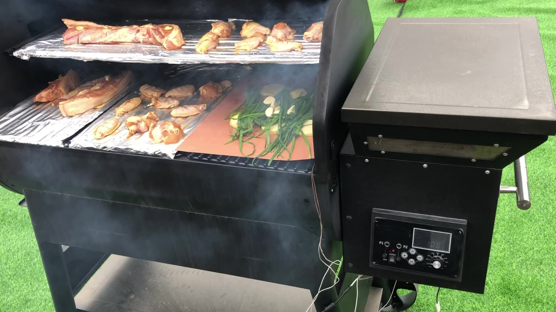 Bbq Pellet Grill Wood Pellet Smoker Grills With Digital Pid Control