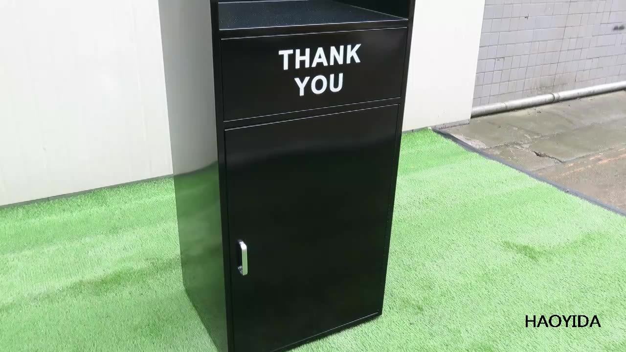 50 60 100 120 240l Outdoor Black Decorative Refuse Garbage Bin Stainless Steel Trash Can Recycle