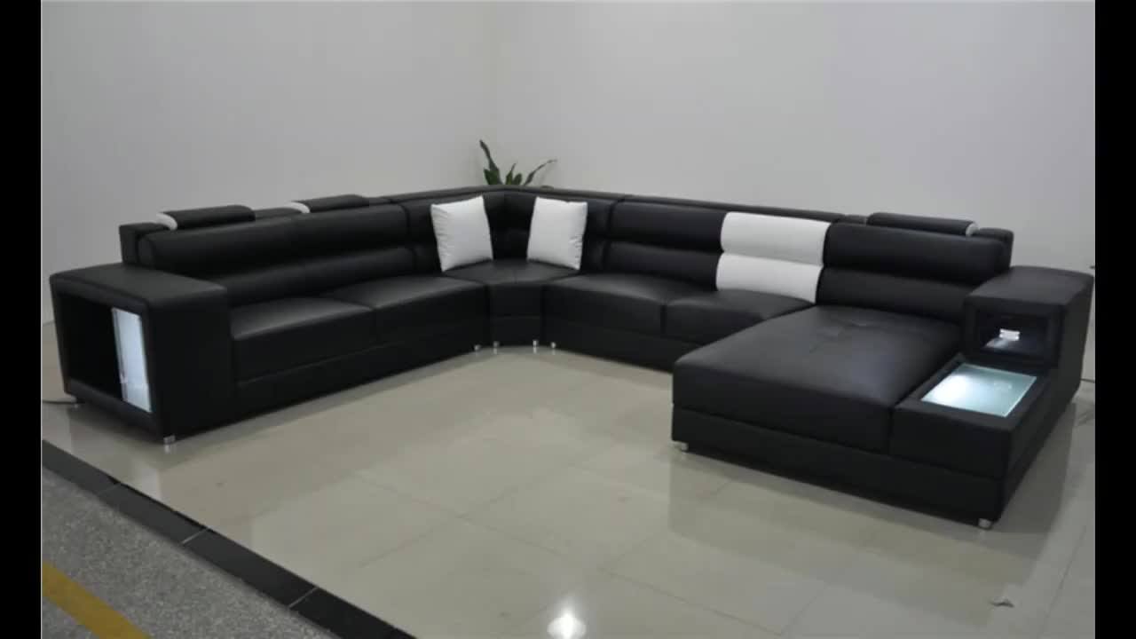 American Style Sofa Set Leather U Shaped Sectional Sofa Set,Living Room Sofas Buy Living Room