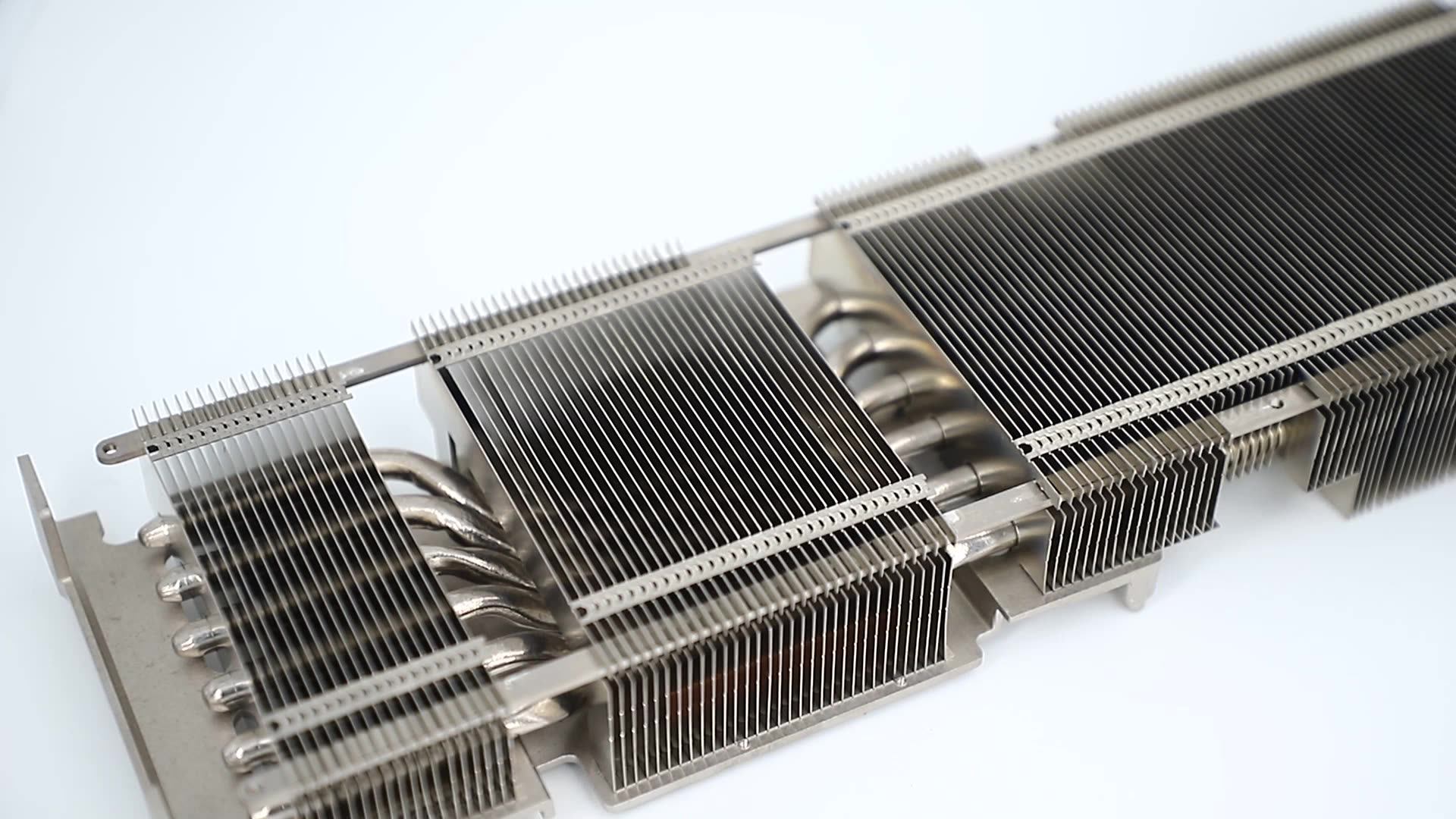 Tch Factory Custom Zipper Fin Heat Sink Anodized Aluminum Profile