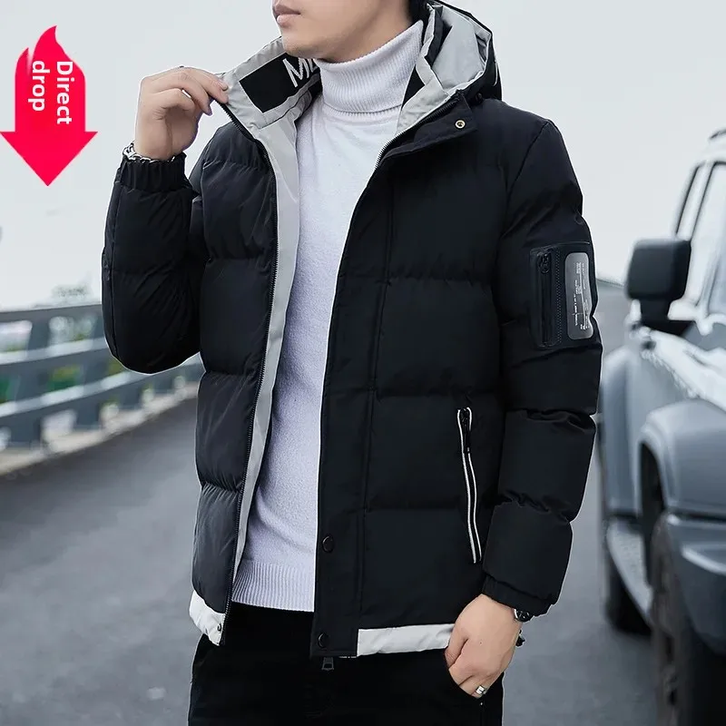 Полу-season тёплая толстовка для любимого, мужская куртка на пуху с пухом