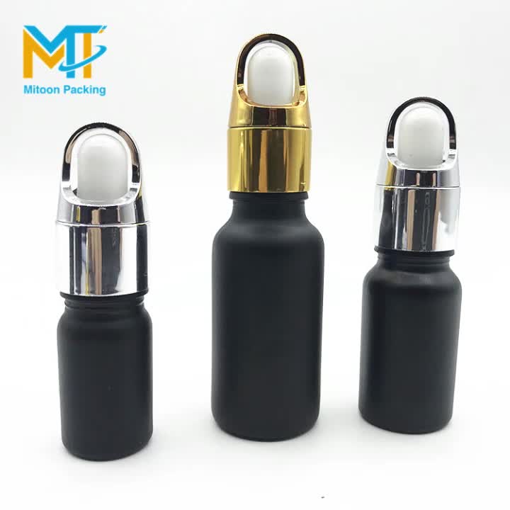 Download 5ml 10ml 15ml 20ml 30ml 50ml 100ml Frosted Black Glass Dropper Bottle - Buy Glass Bottle Dropper ...