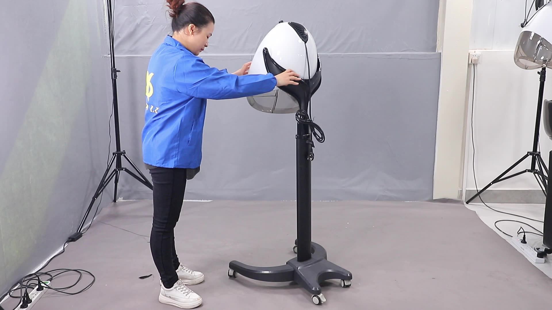 Yaboli 1000w Standing Hair Dryer Helmet Professional Hair Salon