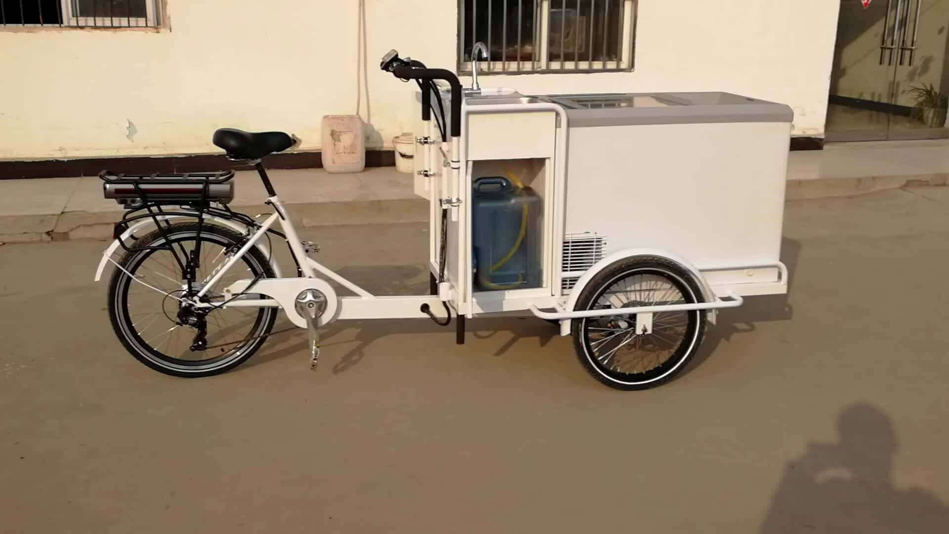 Popsicle Ice Cream Cart 3 Wheel Cold Drink Cooler Freezer Bicycle Buy