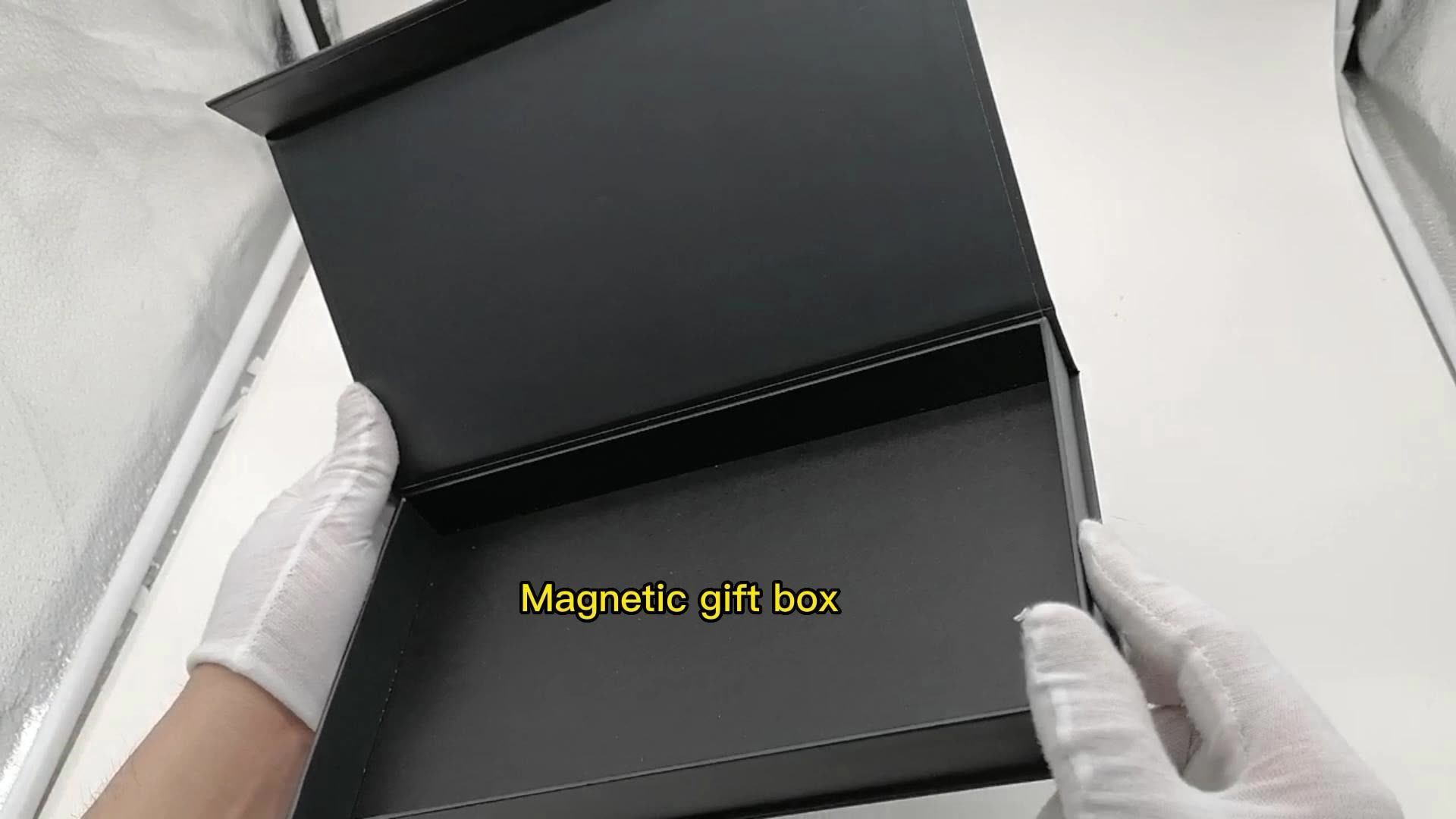 Custom Printed Luxury Black Gift Box Packaging Wholesale Gift