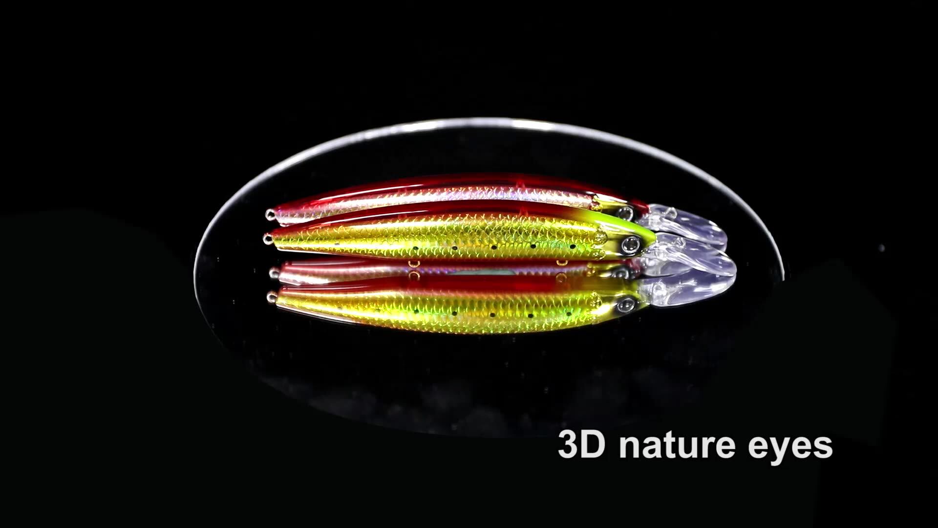 Honoreal Ace Flydiver 125mm 30g Sinking 3d Eyes Luminous Plastic