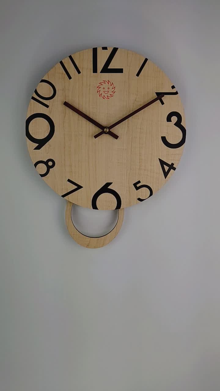 Mechanical Movement Wood Mdf Pendulum Clock Buy Pendulum Clock