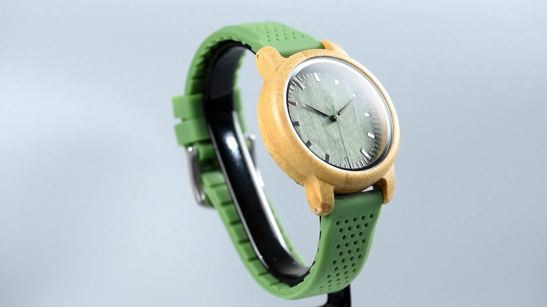 BOBO BIRD Simple Design Men Watches Bamboo Case Wood Watch for Men