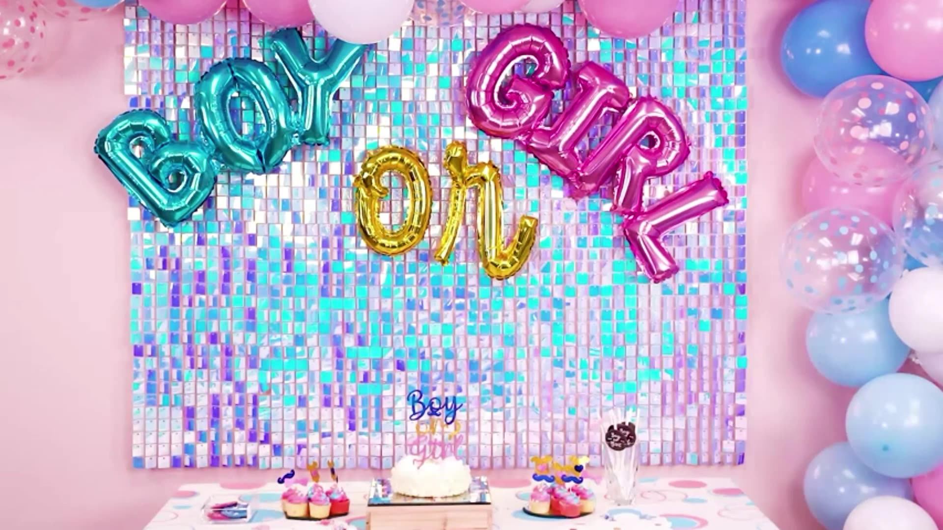 Handmade Pink Shimmer Wall Backdrop Durable Heart Shaped Interlock Grid