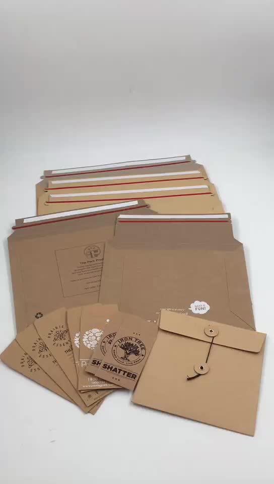 Brown Kraft Hard Cardboard A4 A5 Envelope Mailing Bag Buy Kraft Paper