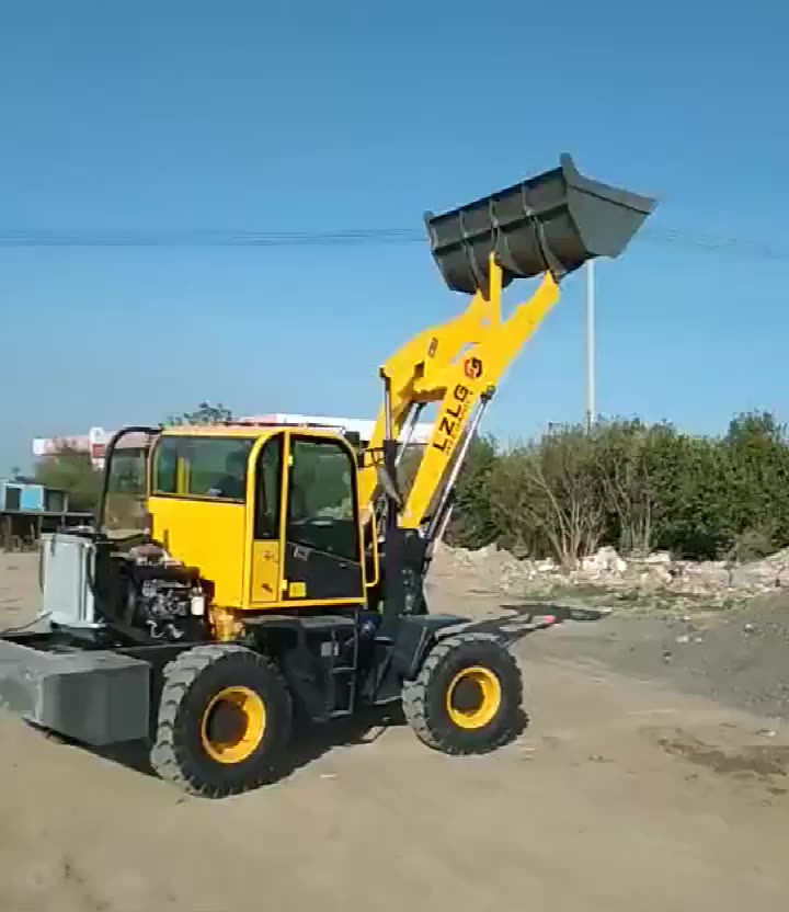 Heavy Construction Equipment 1.5 Ton Wheel Loader With Price List - Buy ...