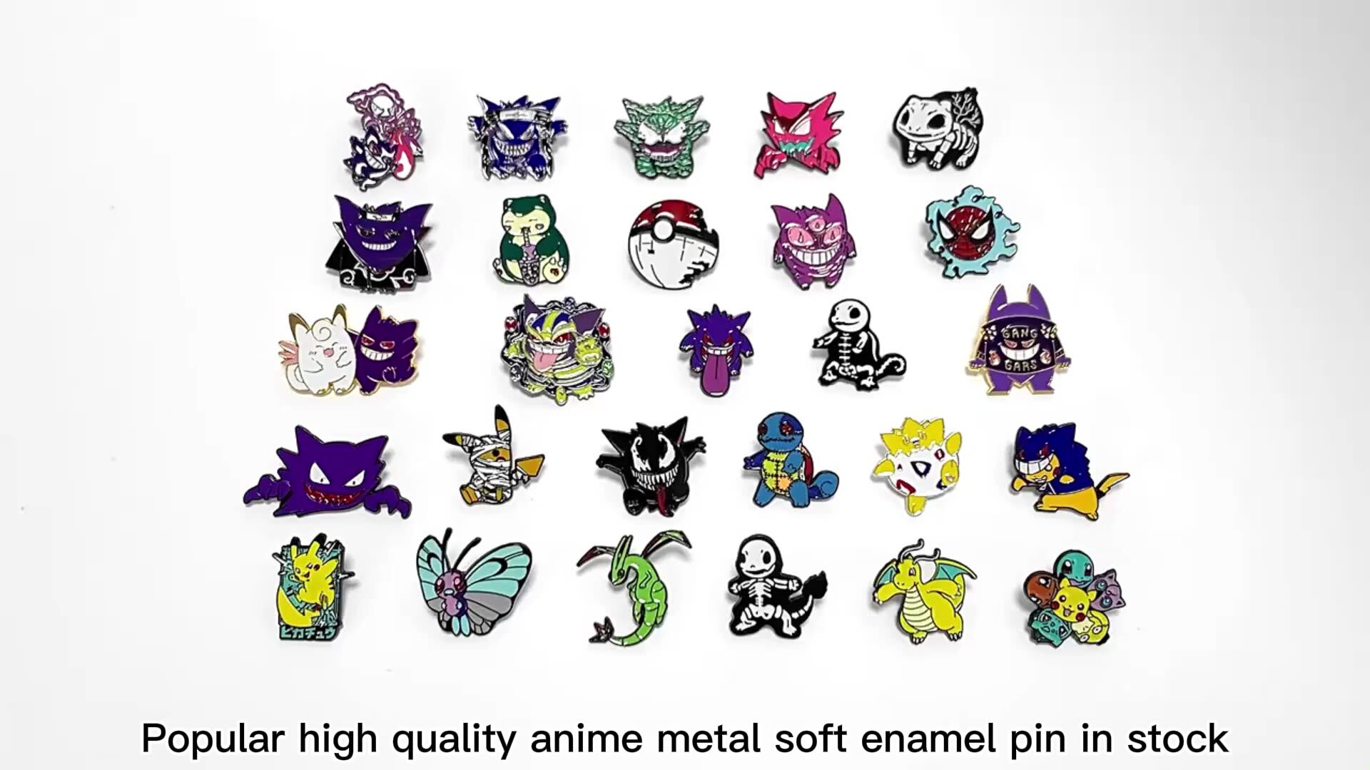 Manufacturer Make Popular Anime Design Lapel Pins No Minimum Cheap Bulk