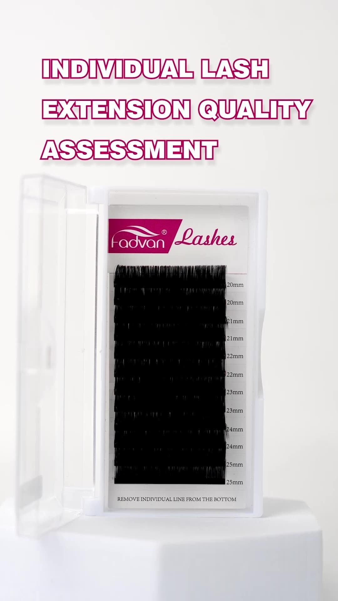 Matte/korean Pbt Fiber Lash Extension Vegan/715mm Individual Eyelash