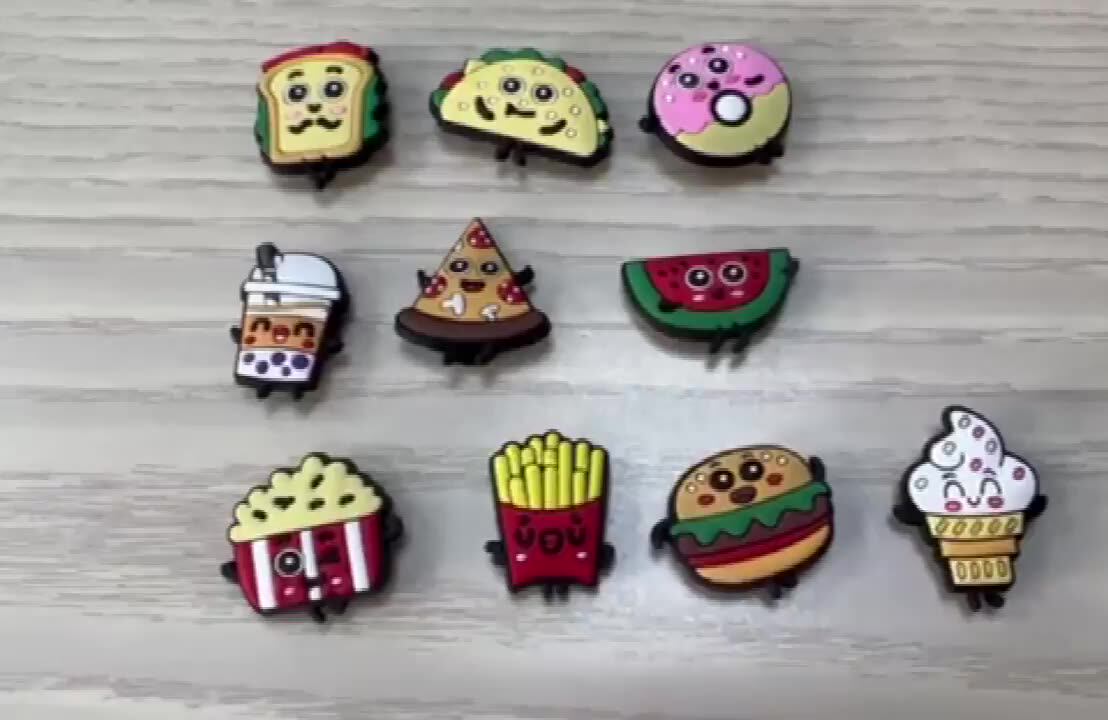 Cute Cartoon Astronaut Shoe Buckle Detachable Pvc Soft Adhesive Hole Shoe Flower Upper