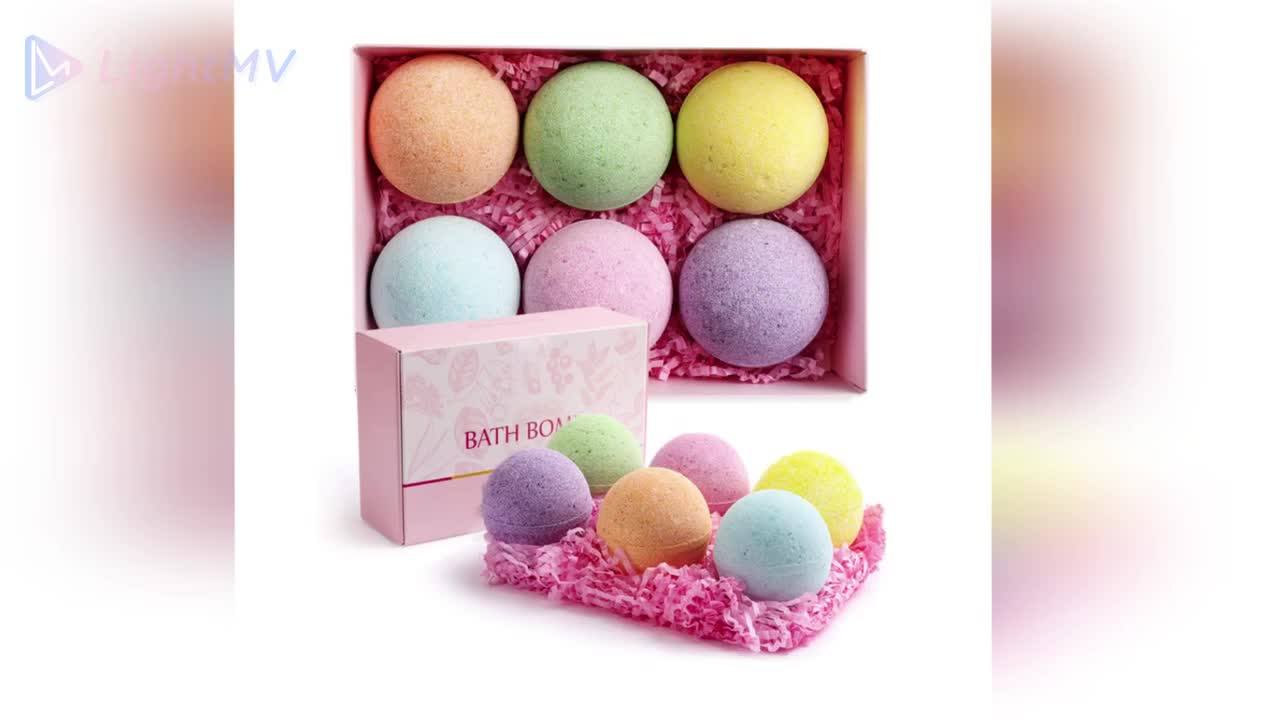 Private Label Colorful Rich Bubble Bath Bombs Set Handmade Spa Bombs