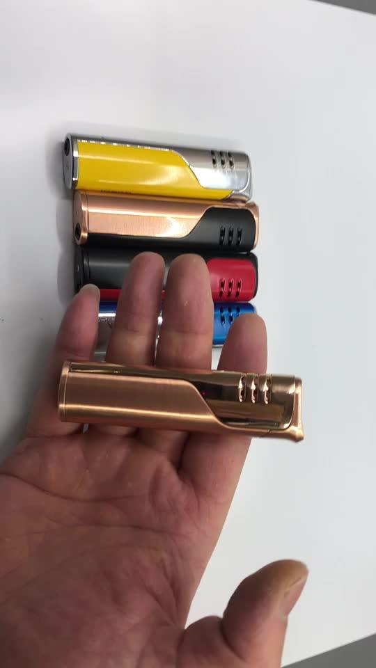 2019 Metal Jobon Brand Jet Flame Lighter For Cigar Windproof Butane