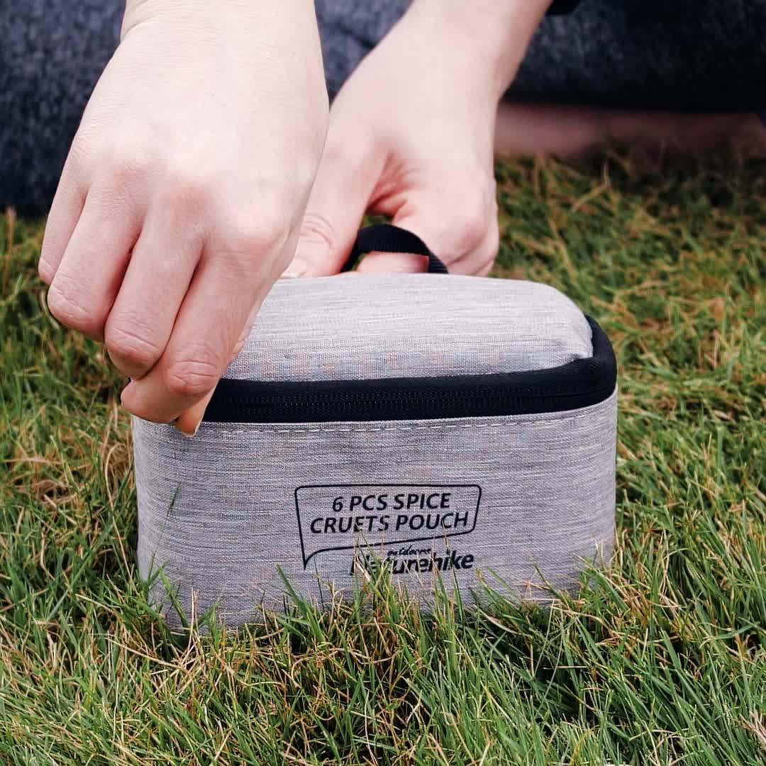 Naturehike Outdoor Camping Tableware Bbq Picnic 6 In 1 Seasoning Bottle