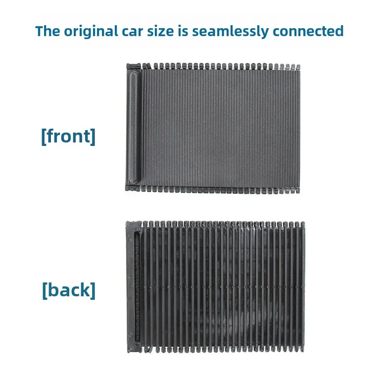 Suitable for BMW E39 central control cup holder sliding cover plate 5 series cup holder pull curtain storage box cover roller curtain