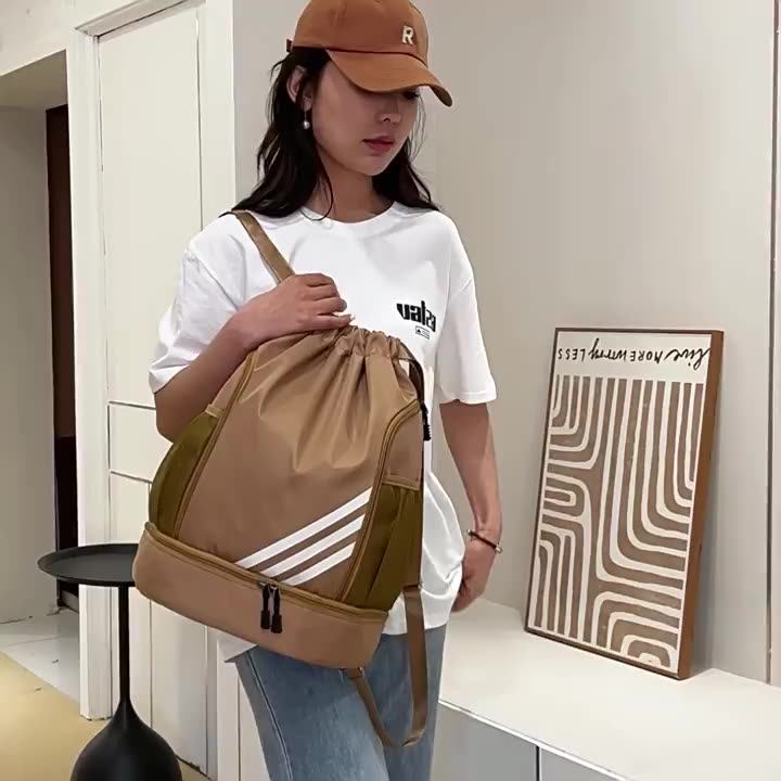 Custom logo Promotional Printing Sport Drawstring Bag Gym Backpack