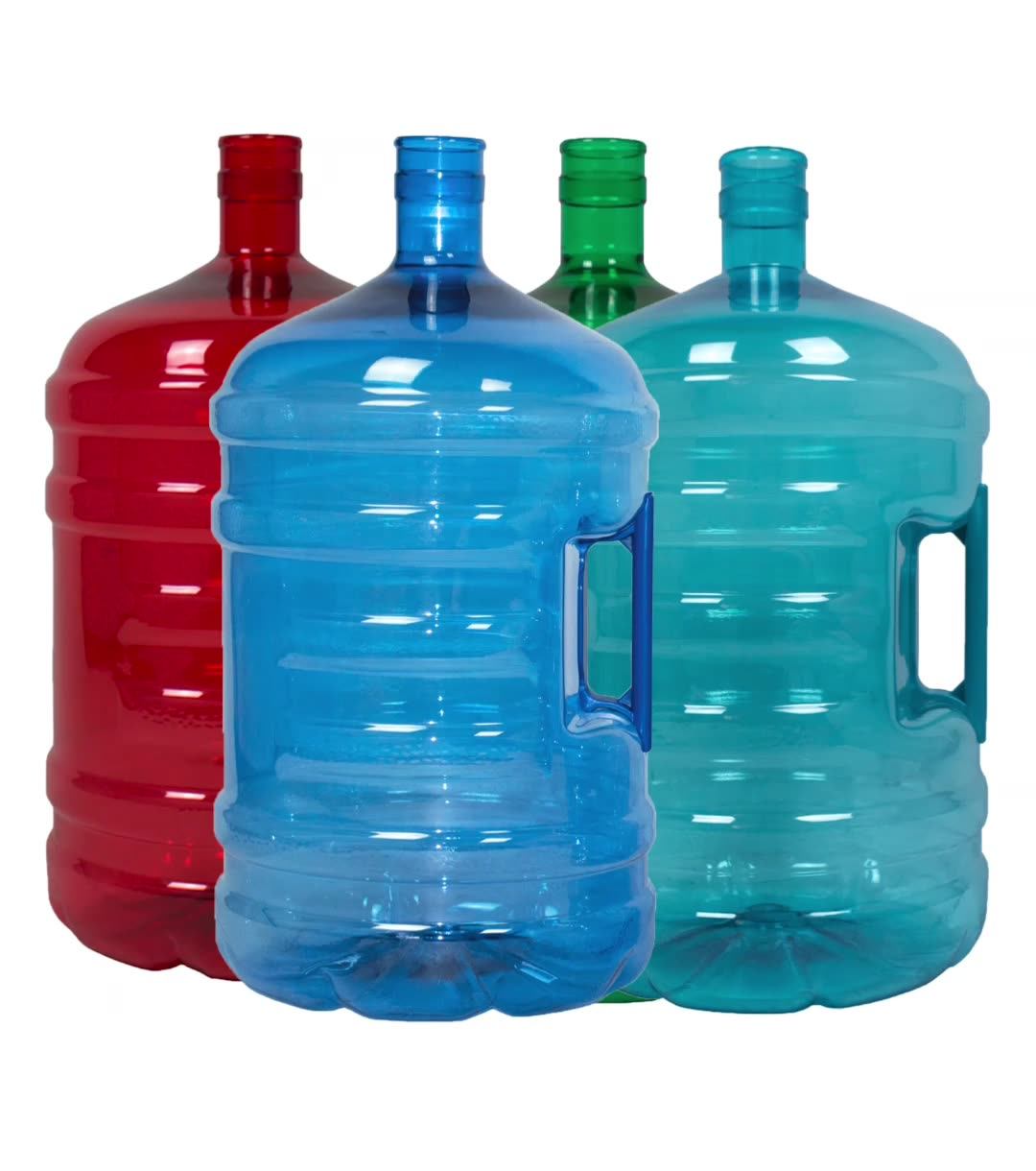 ขวดน้ำดื่มสำหรับตู้ทำจากพลาสติก Pet ปราศจาก Bpa จุได้20ลิตรพร้อมด้ามจับ