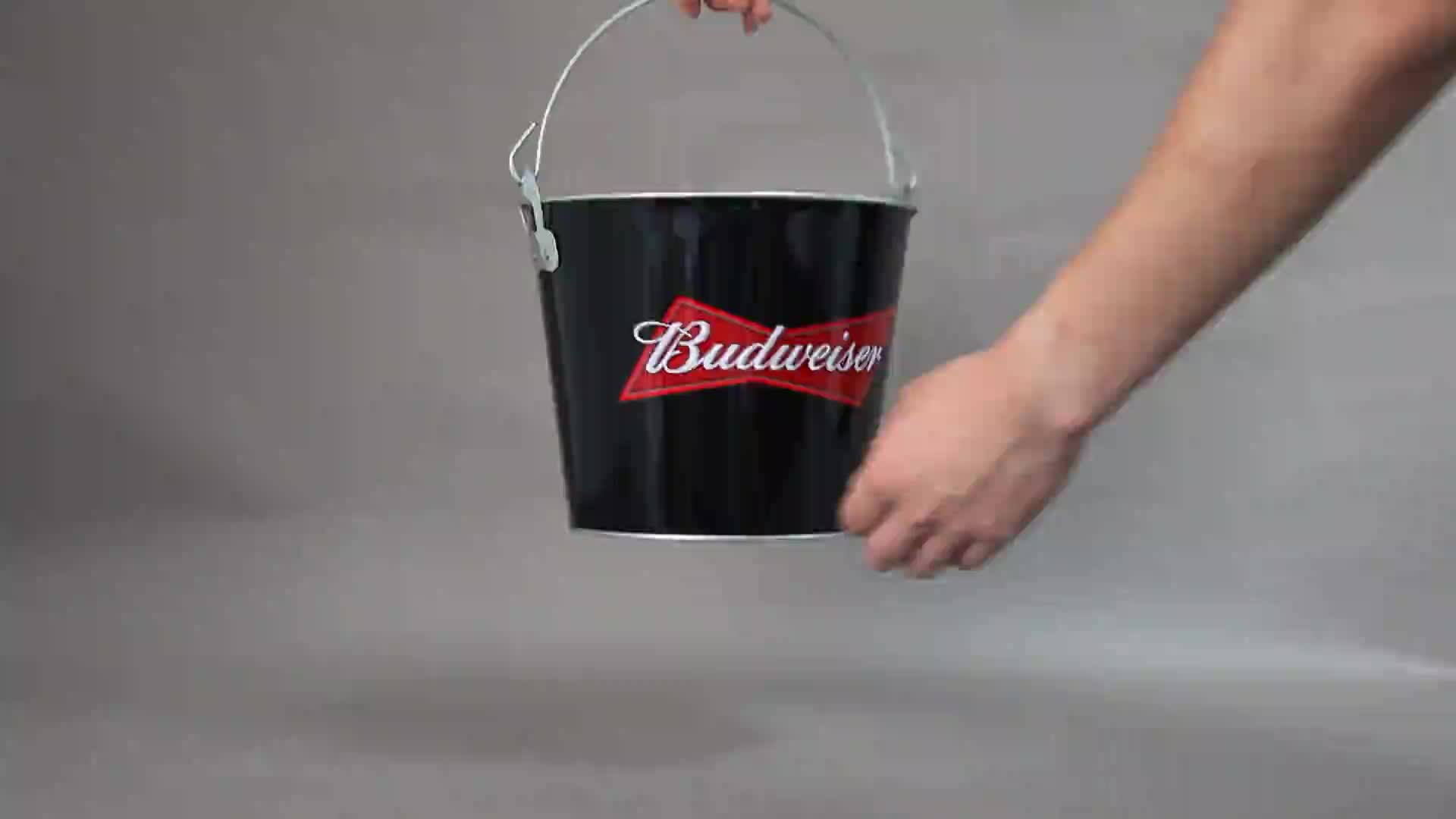 5qt Tin Beer Ice Bucket With Handle For Beer Buy Ice Bucket,Tin Ice