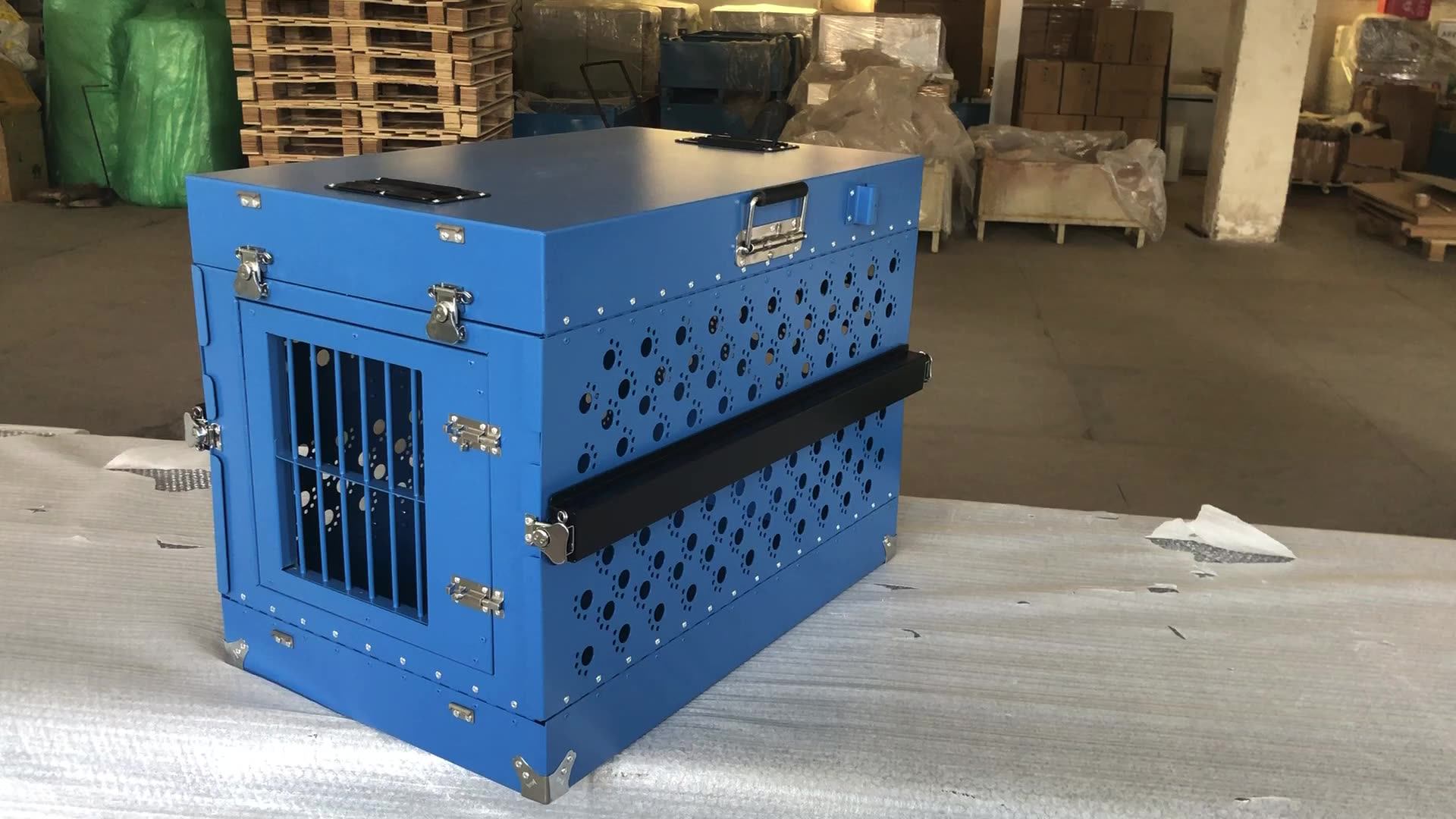 Collapsible Dog Transport Kennel Box Xl Folding Dog Crate Buy Dog