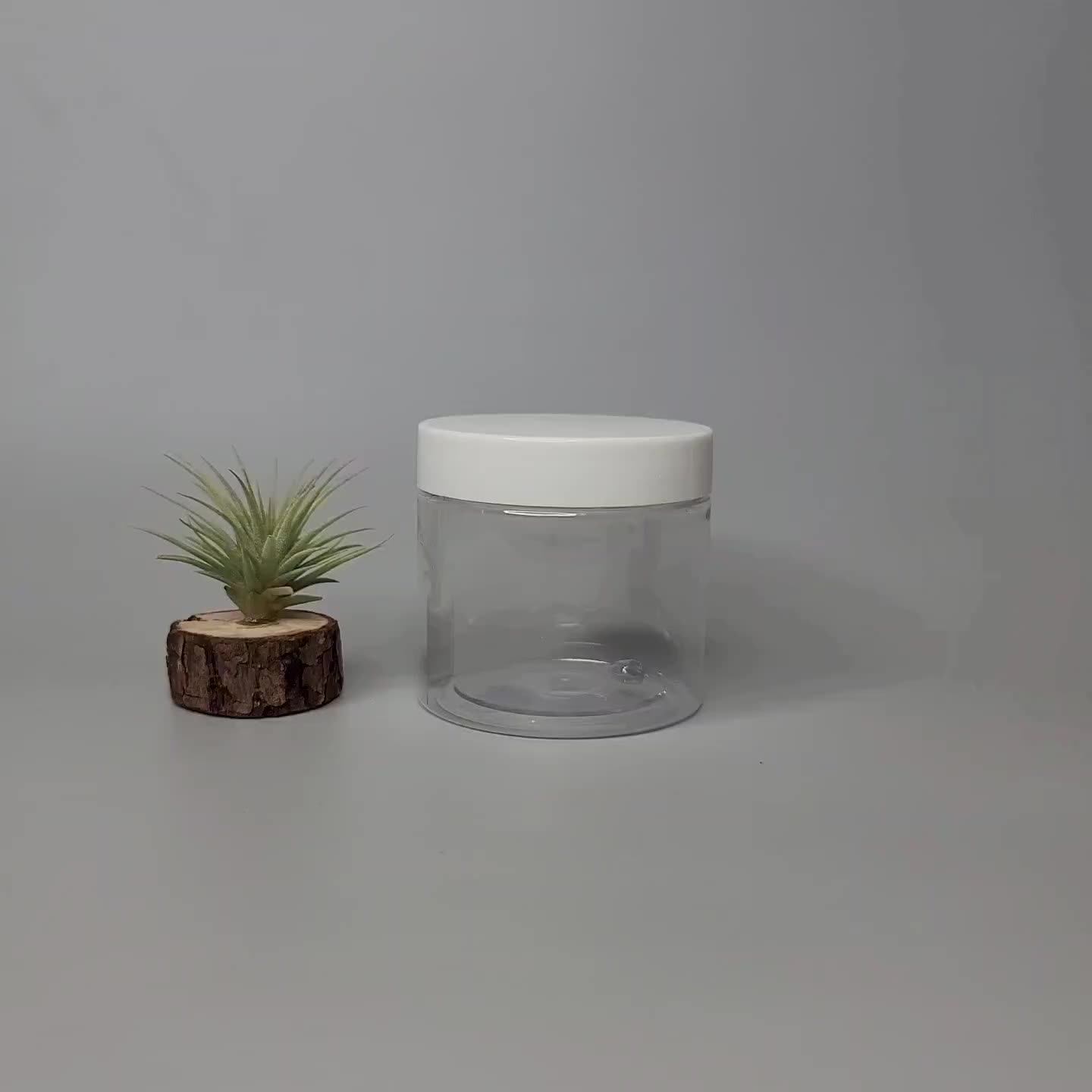 500g Black Cosmetic Jar Pet Plastic Jars Matte Black Jar Buy Plastic