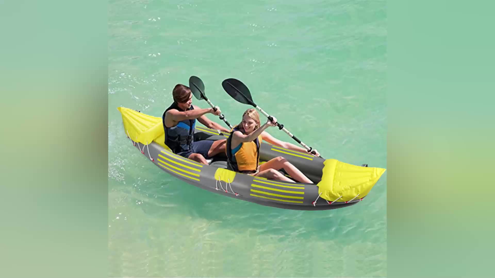 Factory Wholesale Durable Inflatable Kayak 2 Person Inflatable Fishing