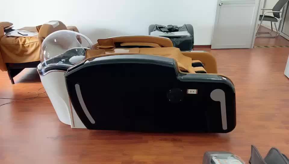 Luxury Electric Full Body Massage Shampoo Chair With Foot Rollers/salon