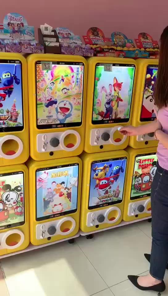Wholesale Japanese Gacha Game 100mm Capsule Toy Vending Machine With ...