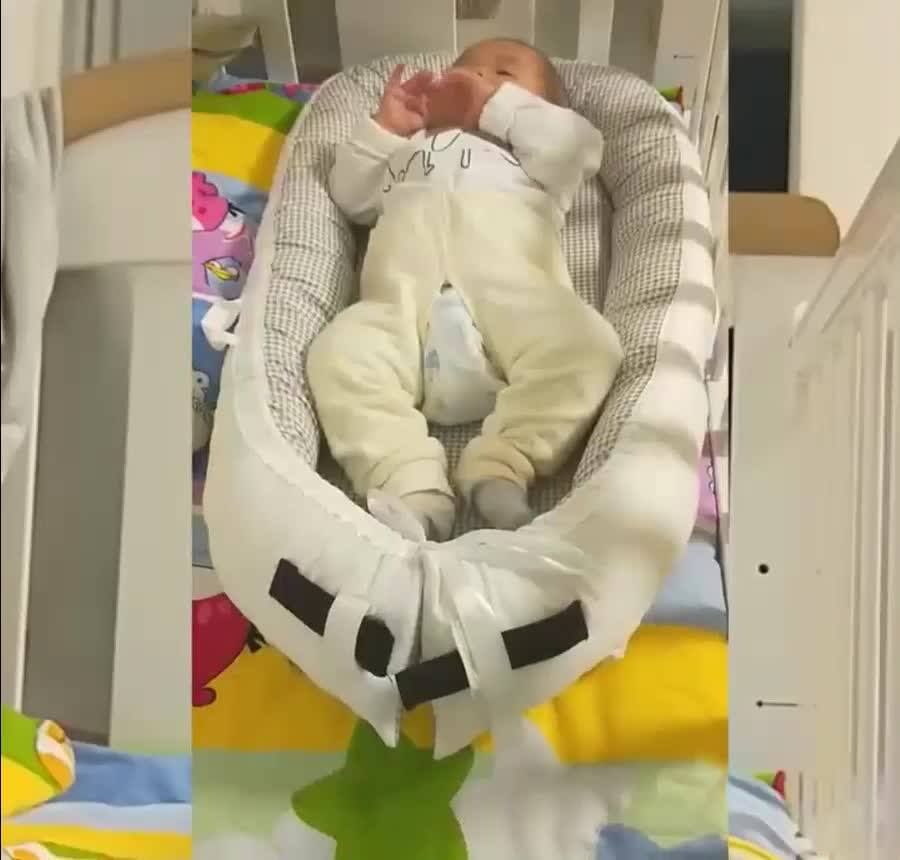 Double Sided Baby Nest For Newborn Baby Sleep Bed Portable Pod Nest